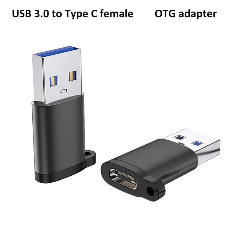 USB A to USB C Adapter Male to Female Converter