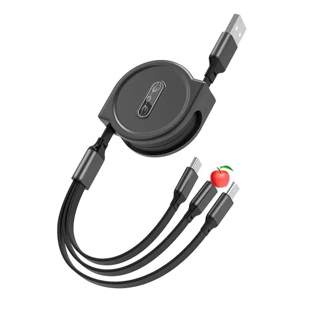 3 in 1 Retractable Usb Cable